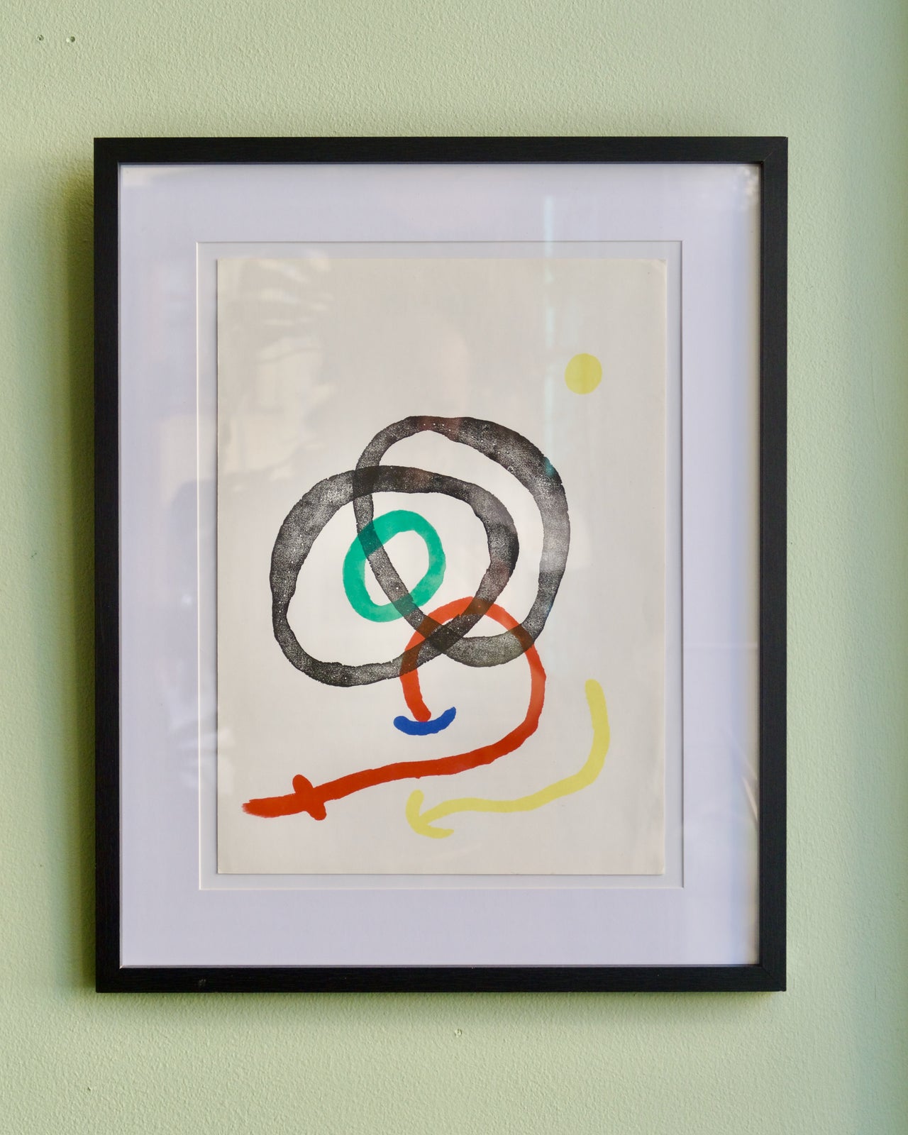 FÄRGLITOGRAFI JOAN MIRÓ